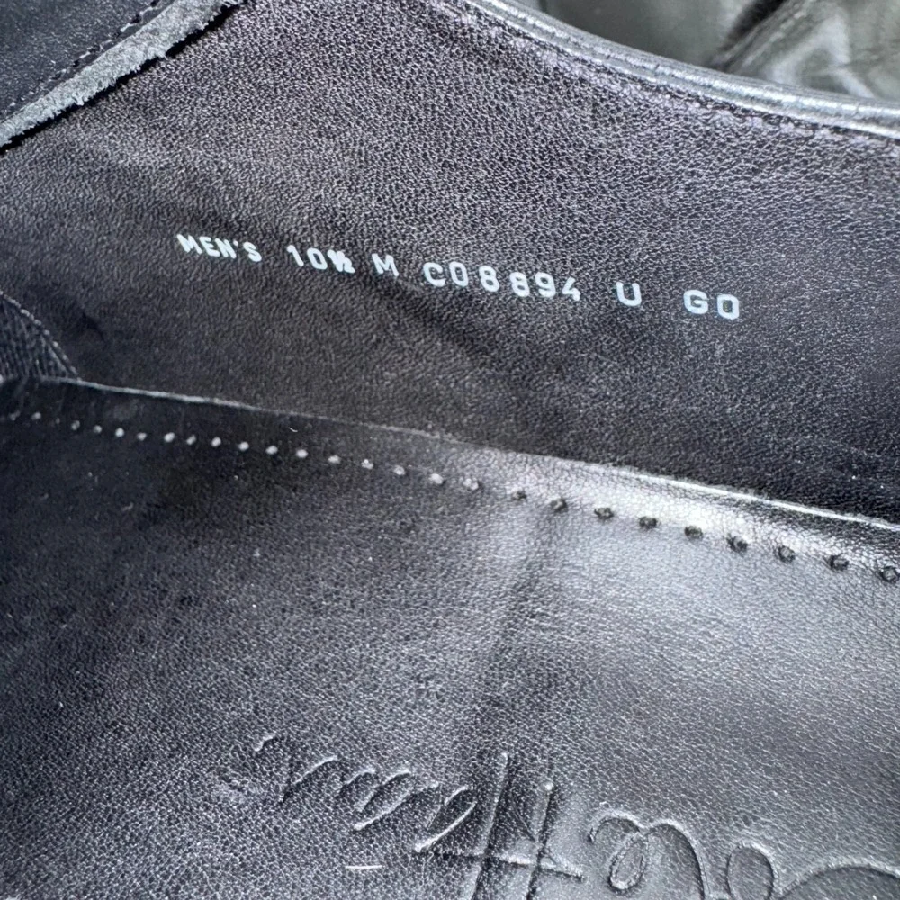 Cole Haan Air Colton Plain Oxford Men 10.5 M Black‎ Leather Dress Shoe C08894